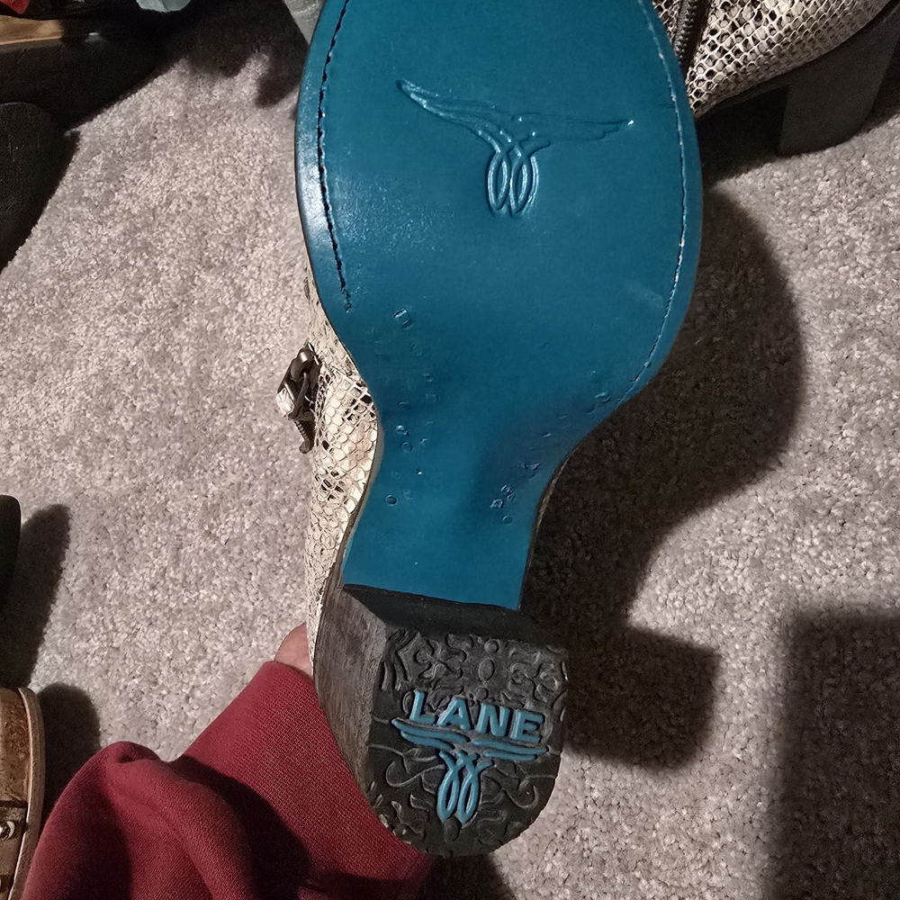 Lane Python Ankle Booties - Picture 4 of 4